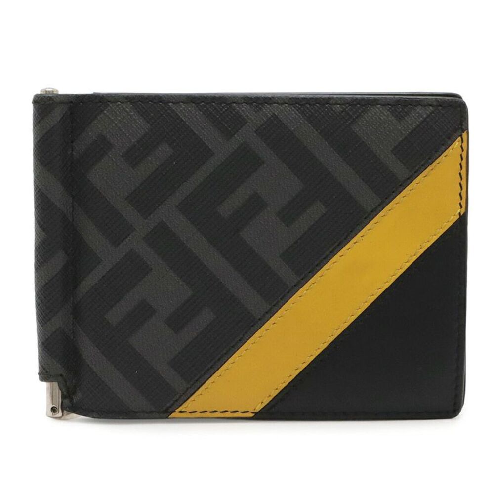 Fendi Diagonal Zucca Bi-fold Wallet